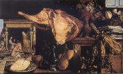 Pieter Aertsen Vanitas still-life in the background Christ in the House of Mary and Martha painting